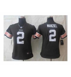 Nike Women Jerseys Cleveland Browns #2 Manziel brown