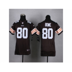 Women Nike cleveland browns 80 Dwayne Bowe Brown NFL Jersey