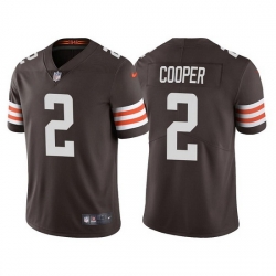 Youth Cleveland Browns 2 Amari Cooper White Vapor Untouchable Limited Stitched Jersey