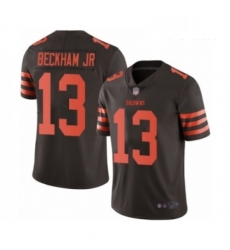 Youth Odell Beckham Jr Limited Brown Nike Jersey NFL Cleveland Browns 13 Rush Vapor Untouchable