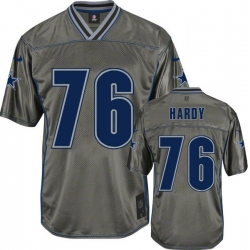 Mens Nike Dallas Cowboys #76 Greg Hardy Elite Grey Vapor NFL Jersey