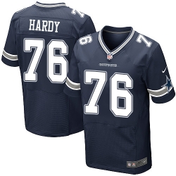 Mens Nike Dallas Cowboys #76 Greg Hardy Elite Navy Blue Team Color NFL Jersey