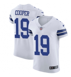 Nike Cowboys #19 Amari Cooper White Men Stitched NFL Vapor Untouchable Elite Jersey