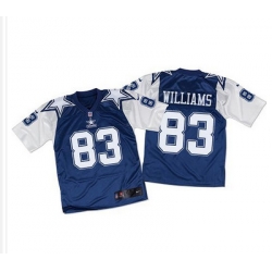 Nike Cowboys #83 Terrance Williams Navy BlueWhite Throwback Mens Stitched NFL Elite Jersey