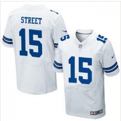 Nike Dallas Cowboys #15 Devin Street White Men 27s Stitched NFL Elite Jersey