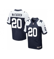 Nike Dallas Cowboys 20 Darren McFadden Blue Thanksgiving Elite NFL Jersey