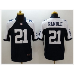 Nike Dallas Cowboys #21 Joseph Randle Navy Blue Thanksgiving Throwback Mens Stitched NFL Limited Jersey