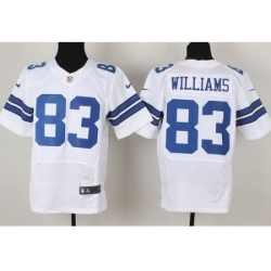 Nike Dallas Cowboys 83 Terrance Williams White Elite NFL Jersey