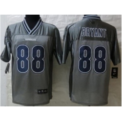 Nike Dallas Cowboys 88 Dez Bryant Grey Elite Vapor NFL Jersey