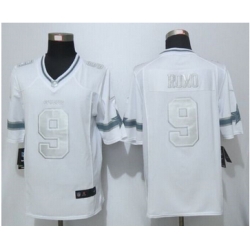 Nike Dallas Cowboys #9 Tony Romo White Mens Stitched NFL Limited Platinum Jersey