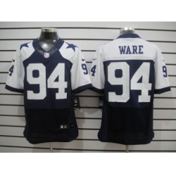 Nike Dallas Cowboys 94 DeMarcus Ware Blue Elite Thankgivings NFL Jersey