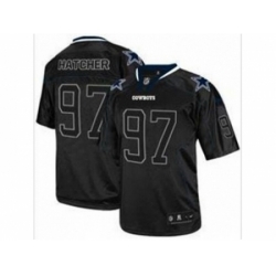 Nike Dallas Cowboys 97 Jason Hatcher black Elite lights out NFL Jersey