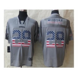 Nike Dallas cowboys 29 DeMarco Murray Grey Elite USA Flag Fashion NFL Jersey