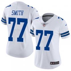 Nike Cowboys #77 Tyron Smith White Womens Stitched NFL Vapor Untouchable Limited Jersey