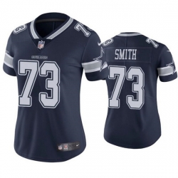 Women Dallas Cowboys 73 Tyler Smith Navy Vapor Untouchable Limited Stitched Jersey 28Run Small 2