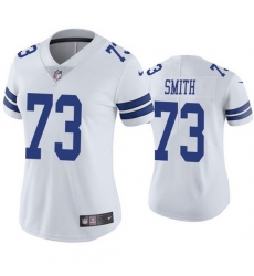 Women Dallas Cowboys 73 Tyler Smith White Vapor Untouchable Limited Stitched Jersey 28Run Small 2