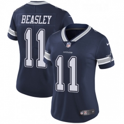 Womens Nike Dallas Cowboys 11 Cole Beasley Navy Blue Team Color Vapor Untouchable Limited Player NFL Jersey