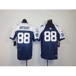 Nike Cowboys #88 Dez Bryant Navy Blue Thanksgiving Youth Throwback Stitched NFL Elite Jersey