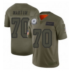 Youth Dallas Cowboys 70 Zack Martin Limited Camo 2019 Salute to Service Football Jersey