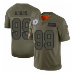 Youth Dallas Cowboys 99 Antwaun Woods Limited Camo 2019 Salute to Service Football Jersey