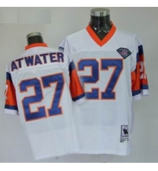 Denver Broncos 27 STEVE ATWATER white Throwback Jerseys