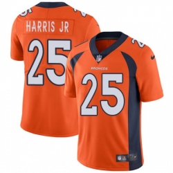 Men Nike Denver Broncos 25 Chris Harris Jr Orange Team Color Vapor Untouchable Limited Player NFL Jersey