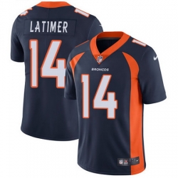 Nike Broncos #14 Cody Latimer Navy Blue Alternate Mens Stitched NFL Vapor Untouchable Limited Jersey