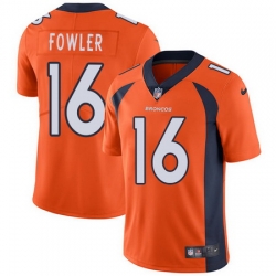 Nike Broncos #16 Bennie Fowler Orange Team Color Mens Stitched NFL Vapor Untouchable Limited Jersey