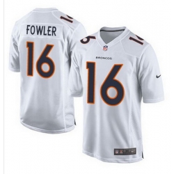 Nike Broncos #16 Bennie Fowler White Mens Stitched NFL Game Event Jersey