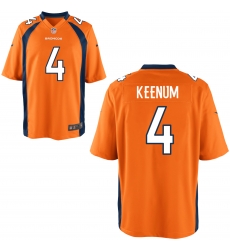 Nike Broncos #4 Case Keenum Orange Elite Jersey