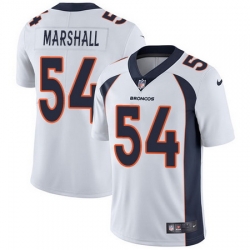 Nike Broncos #54 Brandon Marshall White Mens Stitched NFL Vapor Untouchable Limited Jersey