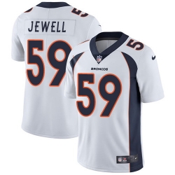 Nike Broncos #59 Josey Jewell White Mens Stitched NFL Vapor Untouchable Limited Jersey