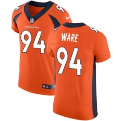 Nike Broncos #94 DeMarcus Ware Orange Team Color Mens Stitched NFL Vapor Untouchable Elite Jersey