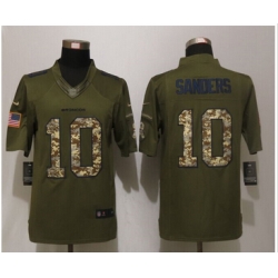 Nike Denver Broncos #10 Emmanuel Sanders Green Salute To Service Limited Jersey