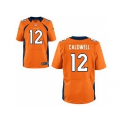 Nike Denver Broncos 12 Andre Caldwell Orange Game NFL Jersey