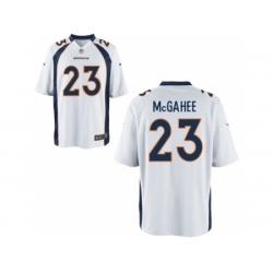 Nike Denver Broncos 23 Willis McGahee White Game NFL Jersey