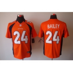 Nike Denver Broncos 24 Champ Bailey Orange LIMITED NFL Jersey