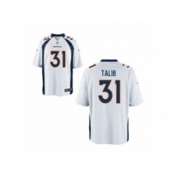 Nike Denver Broncos 31 Aqib Talib white Limited NFL Jersey