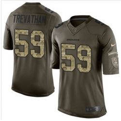 Nike Denver Broncos #59 Danny Trevathan Green Men 27s Stitched NFL Limited Salute To Service Jersey