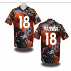 Nike Denver Broncos#18 Manning Customized Jersey