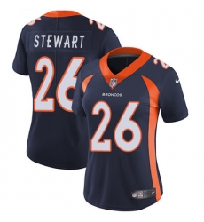 Nike Broncos #26 Darian Stewart Blue Alternate Womens Stitched NFL Vapor Untouchable Limited Jersey