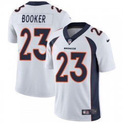 Nike Broncos #23 Devontae Booker White Youth Stitched NFL Vapor Untouchable Limited Jersey