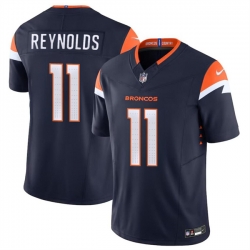 Youth Denver Broncos 11 Josh Reynolds Navy 2024 F U S E  Alternate Vapor Limited Stitched Football Jersey