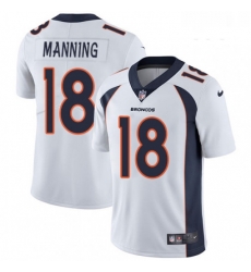 Youth Nike Denver Broncos 18 Peyton Manning Elite White NFL Jersey