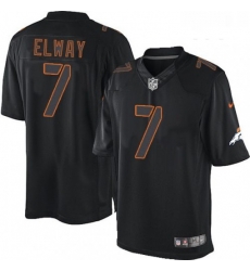 Youth Nike Denver Broncos 7 John Elway Limited Black Impact NFL Jersey