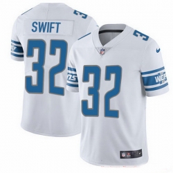 Nike Lions 32 D 27Andre Swift White Men Stitched NFL Vapor Untouchable Limited Jersey