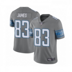 Youth Detroit Lions 83 Jesse James Limited Steel Rush Vapor Untouchable Football Jersey