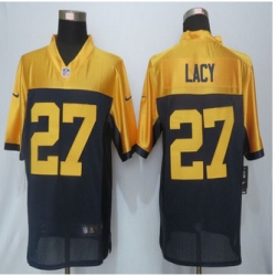 2015 New Green Bay Packers #27 Eddie Lacy Navy Blue Alternate Limited Jersey