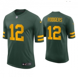 Green Bay Packers 12 Aaron Rodgers Alternate Green Vapor Limited Jersey