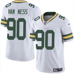 Men Green Bay Packers 90 Lukas Van Ness White Vapor Untouchable Limited Stitched Jersey